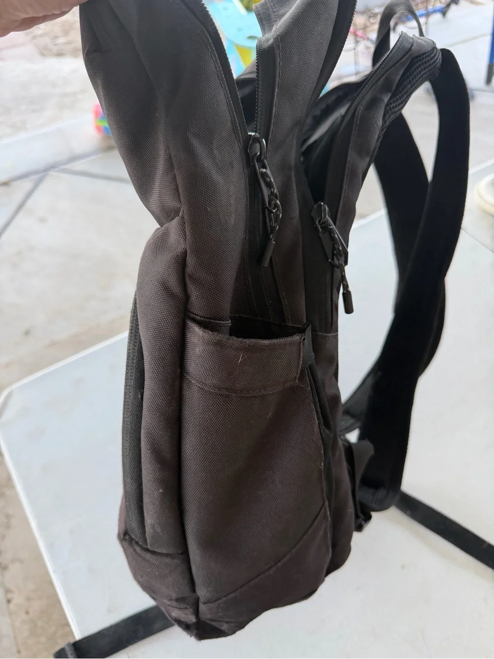 Volcom Black Men's Everyday Backpack with Front Zip Pocket